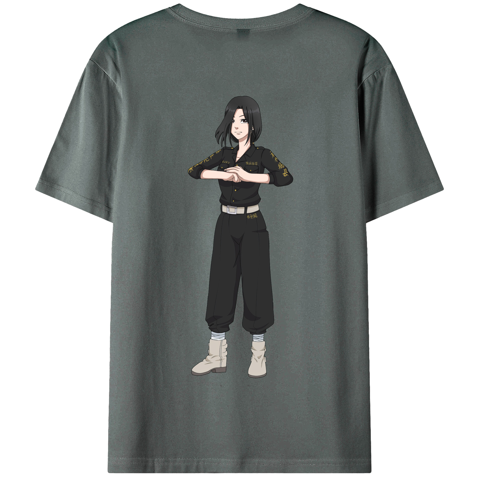 （画像用） 東京リベンジャーズ Tokyo Revengers 綿100％半袖Tシャツ（背面プリント）